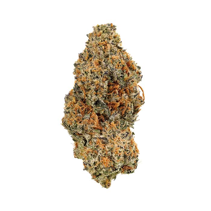 Quantum Runtz, a high limonene strain from Tales and Travels nug on a white background. 